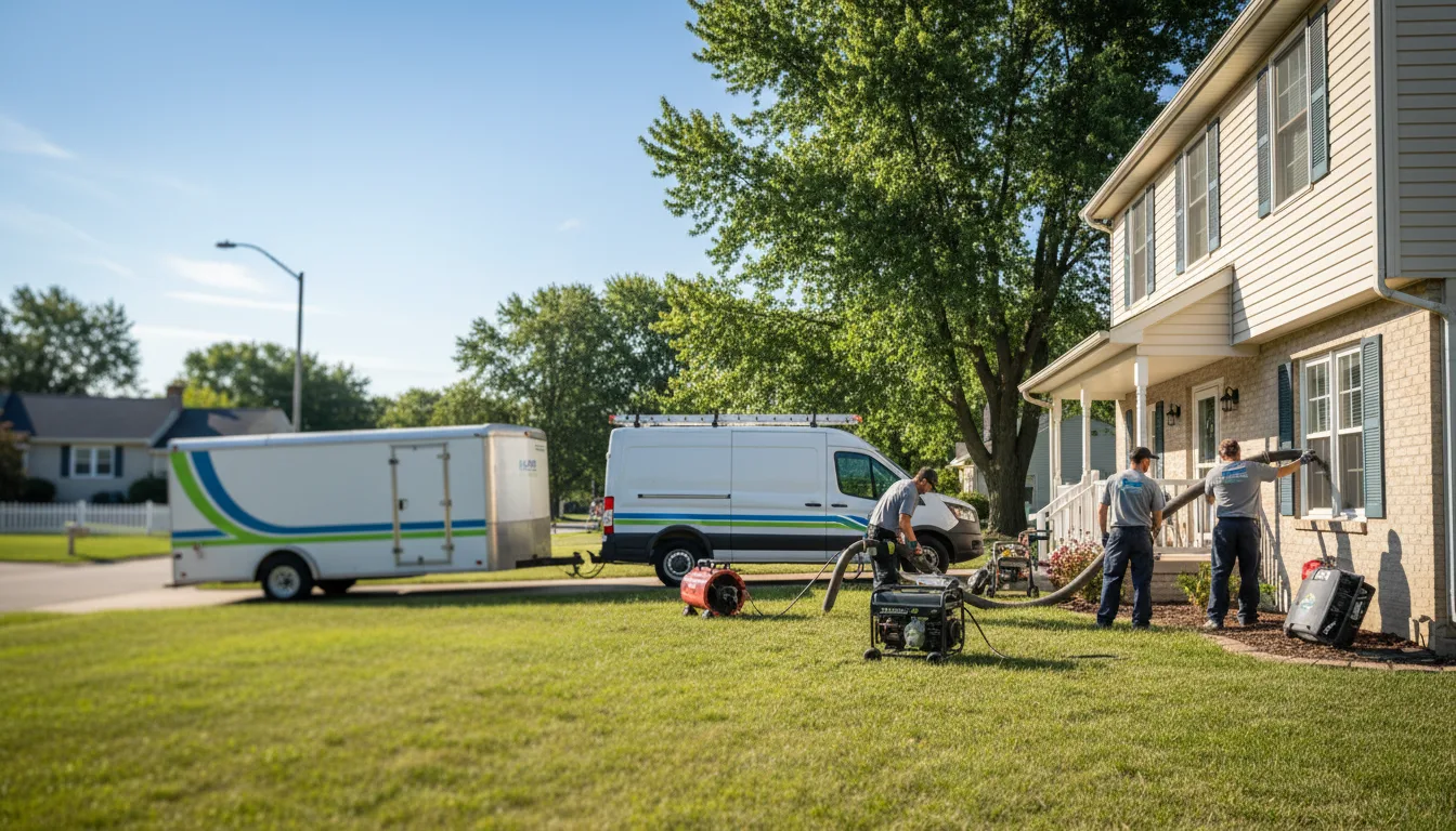 Flooded Basement Restoration And Cleanup With Repair in Stanwood, IA near me